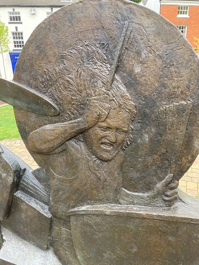 John Bonham Memorial Bronze Sculpture
